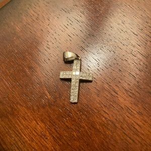 White gold and Diamond cross